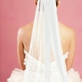 thumbnail image 1 of unbranded Velo Largo Con Peine De Tul Y Detalles Para Novias, 1 of 8