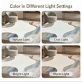 thumbnail image 7 of ODIKA 8'x10' Washable Area Rug Non-Slip Chair-Friendly Mat Table Abstract Marbled Swirl Neutral Farmhouse Tones Brushstroke for Dining Room, Large Office, Lounge, 7 of 7