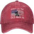 thumbnail image 1 of Old Man Womens Baseball Cap Don't Let Old Man in Hat, 1 of 8