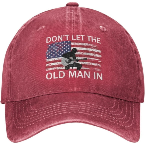 Old Man Womens Baseball Cap Don't Let Old Man in Hat