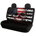 thumbnail image 5 of Chririnla Vintage Distressed American Flag with Skull Print Back Seat Covers for SUV, 2 Pack Durable Seat Cover Sets Waterproof Non-Slip Car Back Seat Covers, 5 of 7