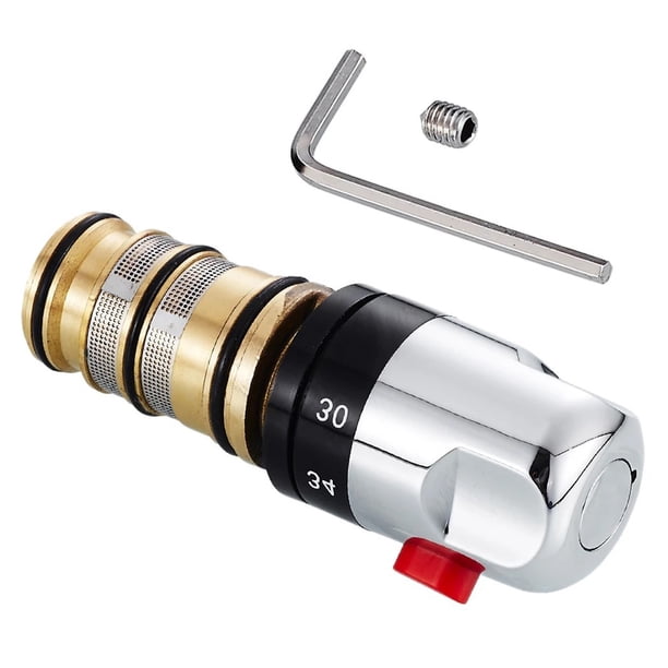 Brass Thermostatic Bath Mixer Shower Tap Replacement Cartridge Valve ...