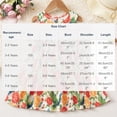 thumbnail image 3 of ITSAME Toddler Girls Dress, Floral Print Crewneck Ruffle Summer Fashion Casual Sleeveless Dress Multicolor 3-4T, 3 of 6