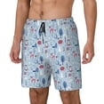 thumbnail image 2 of Balery Animal Mens Swim Trunks Swim Shorts for Men Quick Dry Inseam Beach Shorts with Compression Liner Pocket-X-Large, 2 of 9