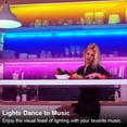 thumbnail image 4 of 6-piece RGB cabinet bottom light strip set, supports application and remote control, music synchronized color changing LED lights, plug-in light strip, suitable for cabinets, counters, Christmas deco, 4 of 7