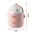 thumbnail image 3 of Desktop Trash Can Large Capacity Adorable Appearance Compact Size Funny Cartoon Garbage Container Waste Basket Home Supplies, 3 of 12