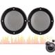 thumbnail image 5 of 2 uds. Cubierta de altavoz de Audio de 4 pulgadas cubierta protectora circular decorativa de malla metálica (negro + negro), 5 of 8