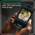 thumbnail image 2 of Smart Visual Intercom Doorbell with HD Night Vision - Remote View & Response, Enhanced Home Security, Black Finish, Includes Rotating Bracket, Screwdriver, and Mounting Hardware, Compact Design, 2 of 6