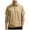 Khaki, variant on Zshosam Mens Slim Fit Polo Shirts Mens Knit Polo Shirts V Neck Textured Polo Shirts Short Sleeve Breathable Polo Casual Collared T Shirt Fashion Tops Size XXXL,(White XXXL)