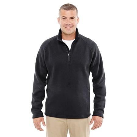 Devon & Jones Adult Bristol Sweater Fleece Quarter-Zip