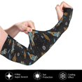 thumbnail image 3 of Uemuo Space Rocket Printed Arm Sleeves, Cooling UV Sun Protection Sports Compression for Men/Women, 3 of 8
