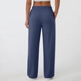 thumbnail image 6 of SUNBS Lounge Pants Lightweight Wide Leg Sweatpants Womens Pants Baggy Lounge Casual Pants Drawstring Womens Pants with Pockets, 6 of 8