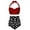 Red Dot, variant on ONLYSHE Sexy Bikini Bathing Suits for Women Two Piece Swimsuits High Waisted Swimwear With Bikini Shorts
