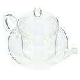 thumbnail image 3 of MasteelfCA Glass Tea Pot Household Transparent Teapot Heat-resistant Tea Pot with Infuser for Home Office, 3 of 7