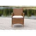 thumbnail image 5 of Safavieh Kendrick Outdoor Patio Wicker Chair, Set of 2 - Almond/Sand, 5 of 7