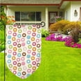 thumbnail image 3 of Wukai Colorful Donuts Print Garden Flag 12.5x18 Inch Double Sided Sun-resistant Rain-resistant, Wrinkle-resistant Colorfast(Only Flag), 3 of 7
