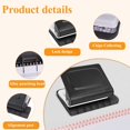 thumbnail image 3 of 10-Hole Punch Binding Machine for Planners, 28 Holes on Letter, 3 of 6