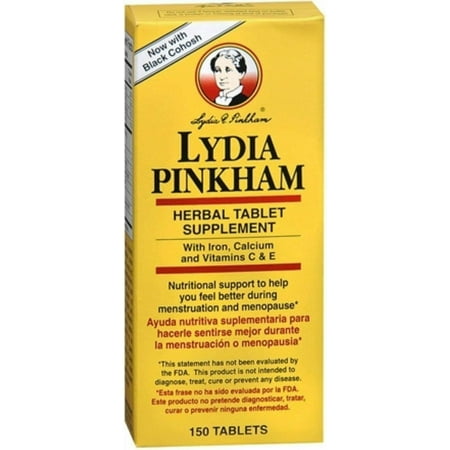 Lydia Pinkham Herbal Supplement Tablet, 150 Ct