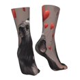 thumbnail image 7 of KLL Heart Guinea Pig Couple Print Womens Crew Socks Athletic Middle Tube Long Socks Novelty Socks Gifts For Men, 7 of 7