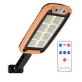 thumbnail image 2 of Luces de calle solares Luces de estacionamiento solares con control remoto para exteriores inalámbricas. Naranja 160LED 8 rejilla Zulema luz de paisaje al aire libre, 2 of 8