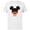 White, variant on Mickey Mouse Red Shorts Icon Son Family Japanese- Short Sleeve Cotton T-Shirt for Adults - Customized-White