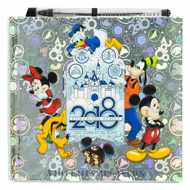 Disneyland Mickey Mouse Friends Deluxe Photo Album Autograph Book 2018 Walmart Com Walmart Com