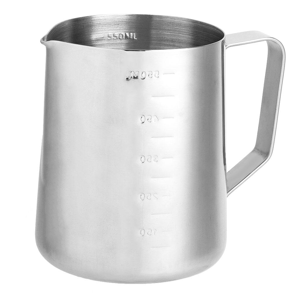 Mgaxyff Coffee Pitcher, Milk Frothing Pitcher,550ml Stainless Steel ...