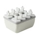 thumbnail image 1 of Enrejado de hielo, bandeja de cubitos de hielo, bandejas de hielo creativas de gran capacidad para 8 paletas, herramienta para hacer paletas de bebé, herramienta reutilizable para hacer paletas, molde, 1 of 2