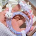 thumbnail image 5 of Tianyeda 2PCS Charging Cord Protectors with 1pc Spiral Protective Rope For Apple Cable, 5 of 9