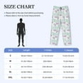 thumbnail image 4 of Vsdgher Rabbit Back View Print Mens Pajama Pants Sleep & Lounge Pants, PJ Bottoms With elastic waistb and Pockets, 4 of 5