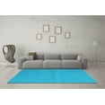 thumbnail image 3 of Ahgly Company Indoor Rectangle Abstract Light Blue Contemporary Area Rugs, 2' x 3', 3 of 4