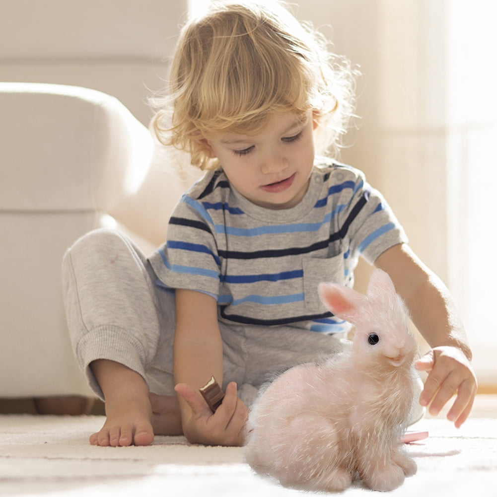 Realistic Silicone Pet Toy – Soft Reborn Pig, Rabbit & Dog Dolls for Kids, Parent-Child Play, Home & Birthday Party Gifts