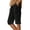 123Black547, variant on CAIVO Women Shorts Linen Knee Length Shorts Casual Loose Lightweight Summer Beach Shorts With Pockets Fashionable Outdoor Work Solid Color Bottoms