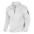 thumbnail image 2 of Futezty Men Pocket Pullover 1/4 Zip Stand Collar Long Sleeve Sweatshirts, 2 of 3