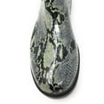 thumbnail image 3 of Forever Young Women's Pull Up Snake Skin Print Chelsea Rain Boots, 3 of 6