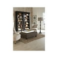 thumbnail image 7 of Martin Furniture Traditional Metal Toulouse Wood Bookcase in Black, 7 of 7
