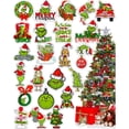 thumbnail image 1 of Adornos de Grinch para árbol de Navidad 24 piezas/48 piezas Kagetolytai Decoración navideña, 1 of 7