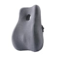 thumbnail image 4 of Milaget Lumbar Support Pillow Memory Foam Back Cushion for Car Seats Sofas Recliners grey, 4 of 9