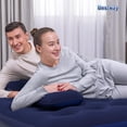 thumbnail image 2 of Colchón Inflable Bestway Cama Queen 67374 Azul Con Almohadas y Bomba Manual, 2 of 8