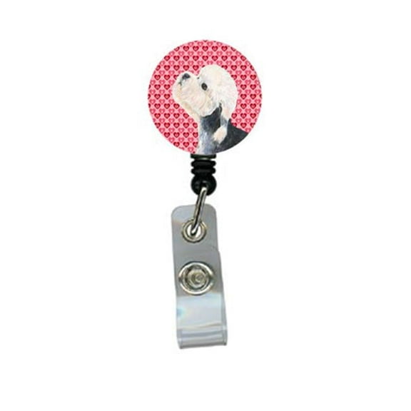 Carolines Treasures SS4503BR Dandie Dinmont Terrier Retractable Badge Reel or ID Holder with Clip