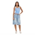 thumbnail image 4 of Forever 21 Women’s Contrast Binding Tank with Screen Graphic, Fitted Sleeveless Retro-Inspired Casual Summer Top, XS-XL, 4 of 6