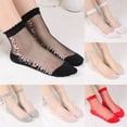 thumbnail image 5 of VISALY sheertex tights Womens Short Socks | Celersport Socks Women No Show Socks Size 6-8 Women's Short Socks Crystal Stockings Low Cut Socks Size 9-11 Cool Socks Socks Size 9-11 | 1 Pack, 5 of 5