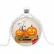 thumbnail image 1 of Xihbxyly En venta Nuevo Collar de Cadena y Colgante de Cristal Cabujón de Halloween a la moda, 1 of 1