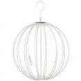 thumbnail image 7 of 12" Led Fairy Light Ball - Indoor/Outdoor Fairy Lights Decoration With Fairy Mini Lights, Sphere Light Fold Flat Metal Frame (Warm White Lights/White Frame), 7 of 7