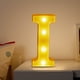 thumbnail image 4 of Letrero con letras LED iluminadas para decoración del hogar, fiestas, bodas, letras iluminadas, letrero con letras del alfabeto a pilas, para decoración de fiestas de cumpleaños y Navidad, luz de adve, 4 of 4