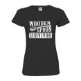 thumbnail image 1 of Womens Wooden Spoon Survivor Funny Deluxe Soft T-Shirt, 1 of 1