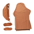 thumbnail image 3 of deevoka Gaming Chair Covers Elastic with Armrest Covers/Back/Seat Cover Soft Spandex Coffee, 3 of 9
