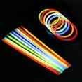 thumbnail image 4 of 100 barras fluorescentes, 5 colores diferentes, pulseras luminosas de neón para carnaval, fiesta, cumpleaños, 4 of 5