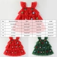 thumbnail image 5 of enyan Toddler Baby Girl Christmas Dress Star Sequin Layered Tutu Tulle Dress Girls Cake Smash Xmas Tree Dresses Green,4-5 Years, 5 of 7