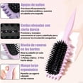 thumbnail image 2 of Cepillo Para Cabello Rizado Para Mujeres,Cepillo Definidor De Rizos 3D Bounce Curl,Peine para peinar el cabello rizado,Peine Desenredador con Curl Bounce,Ideal para Mujeres con Rulos/Ondas (Púrpura), 2 of 4